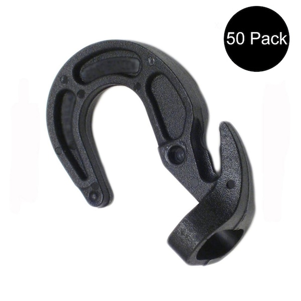 Aic Replacement Parts Fifty Shock Cord Hooks Adjustable for Rubber Rope Bungee Bungie Tarp Boat Cover OTK20-0571_x50 - main